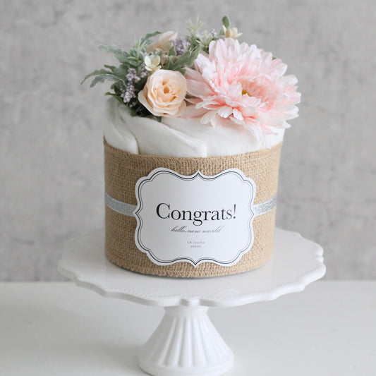 オーガニックダイパーケーキ(おむつケーキ) 「Garden」