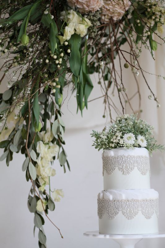 「Blanc」フラワーオーガニックダイパーケーキ(おむつケーキ)