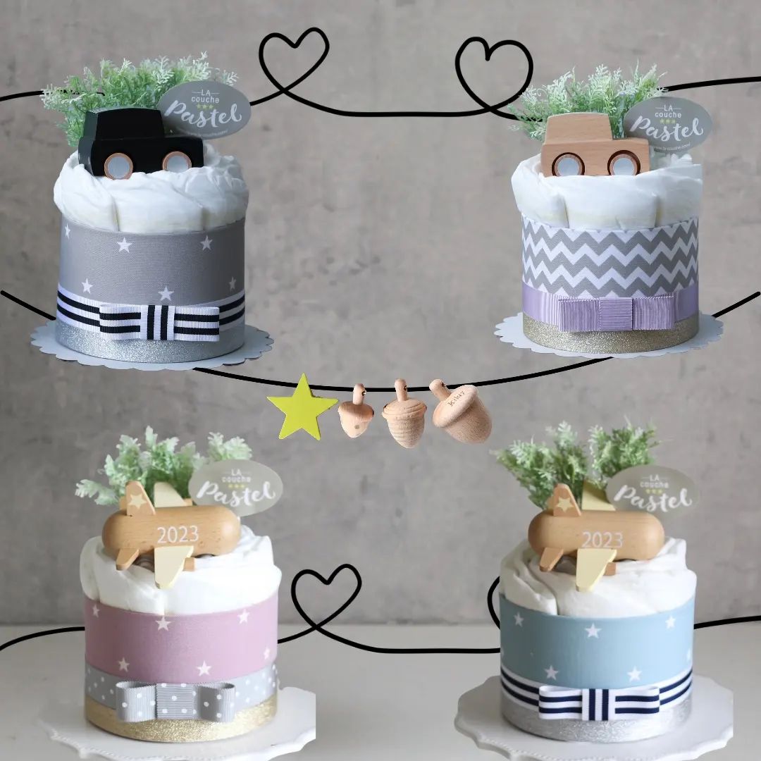Kiko+オーガニックダイパーケーキ（おむつケーキ）